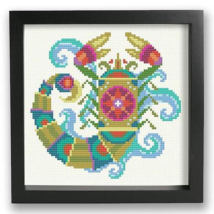 Zodiac Cross Stitch Pattern - Scorpio