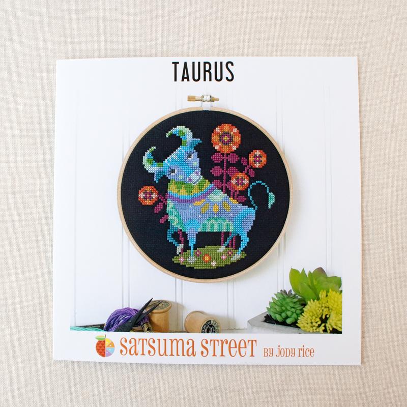 Zodiac Cross Stitch Pattern - Taurus