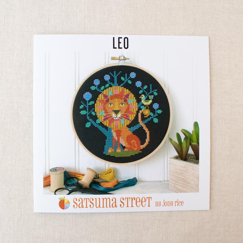Zodiac Cross Stitch Pattern - Leo
