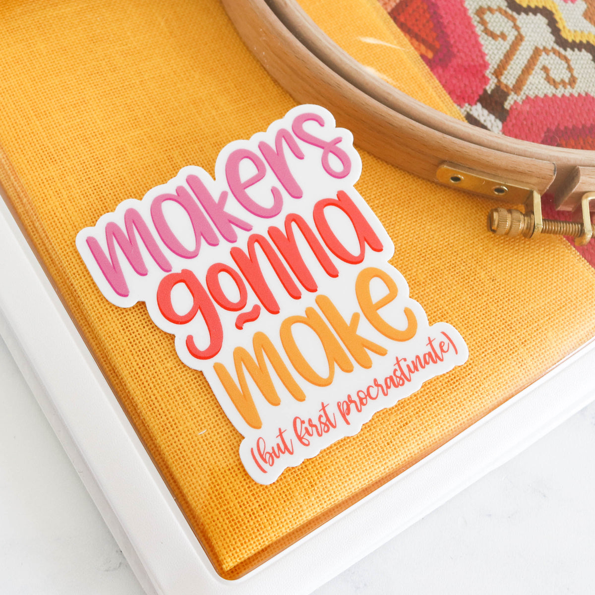 Stitchy Stickers - Makers Gonna Make