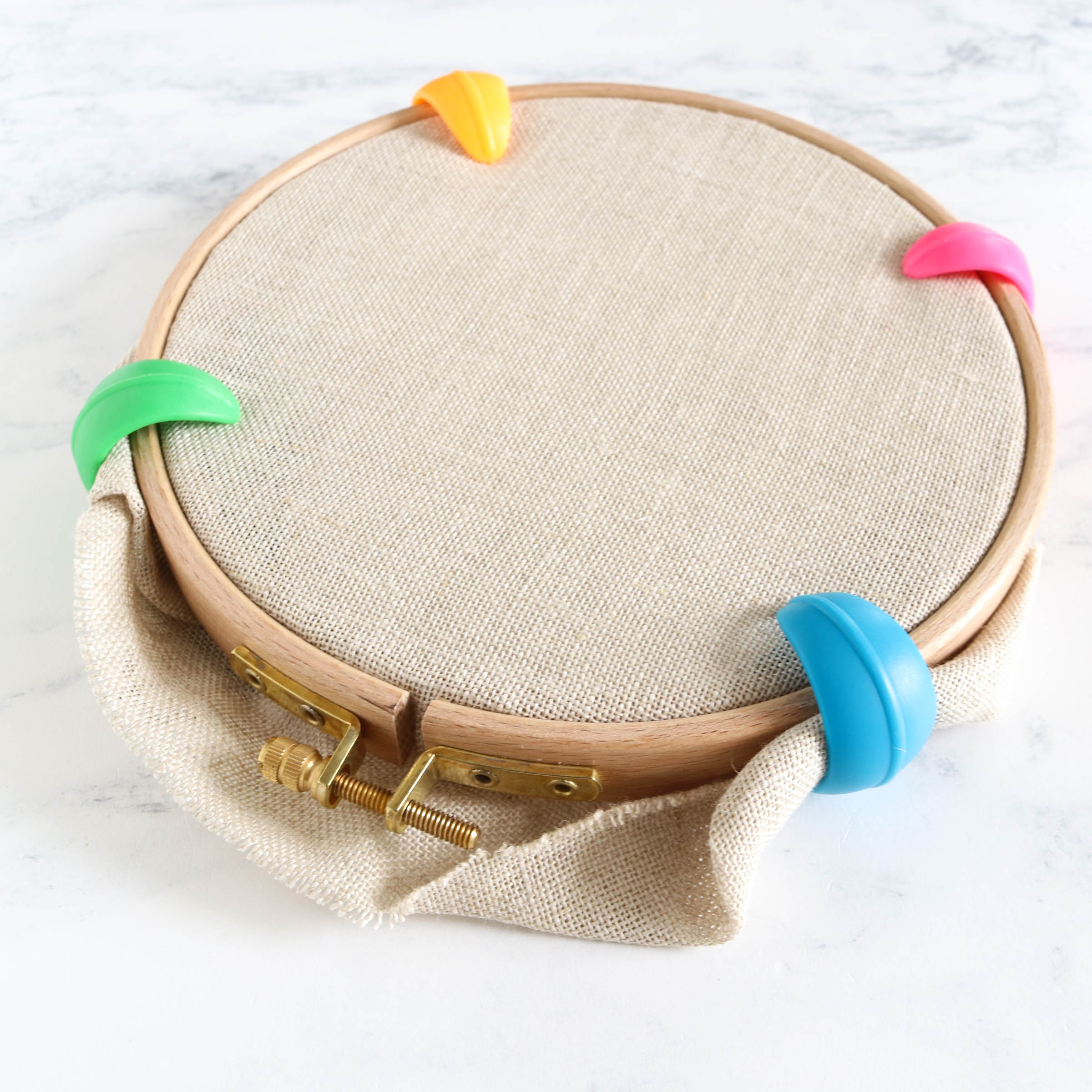 Embroidery Hoops, Excess Fabric, & Huggers! –
