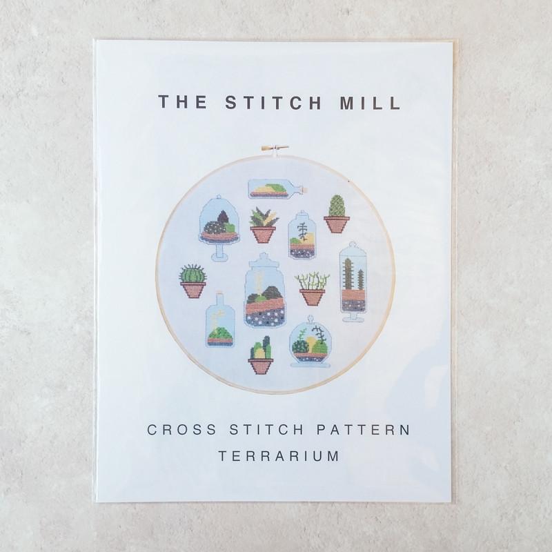 Terrarium Cross Stitch Pattern