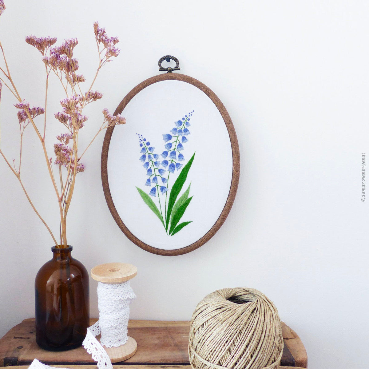 Bellevalia Hand Embroidery Kit