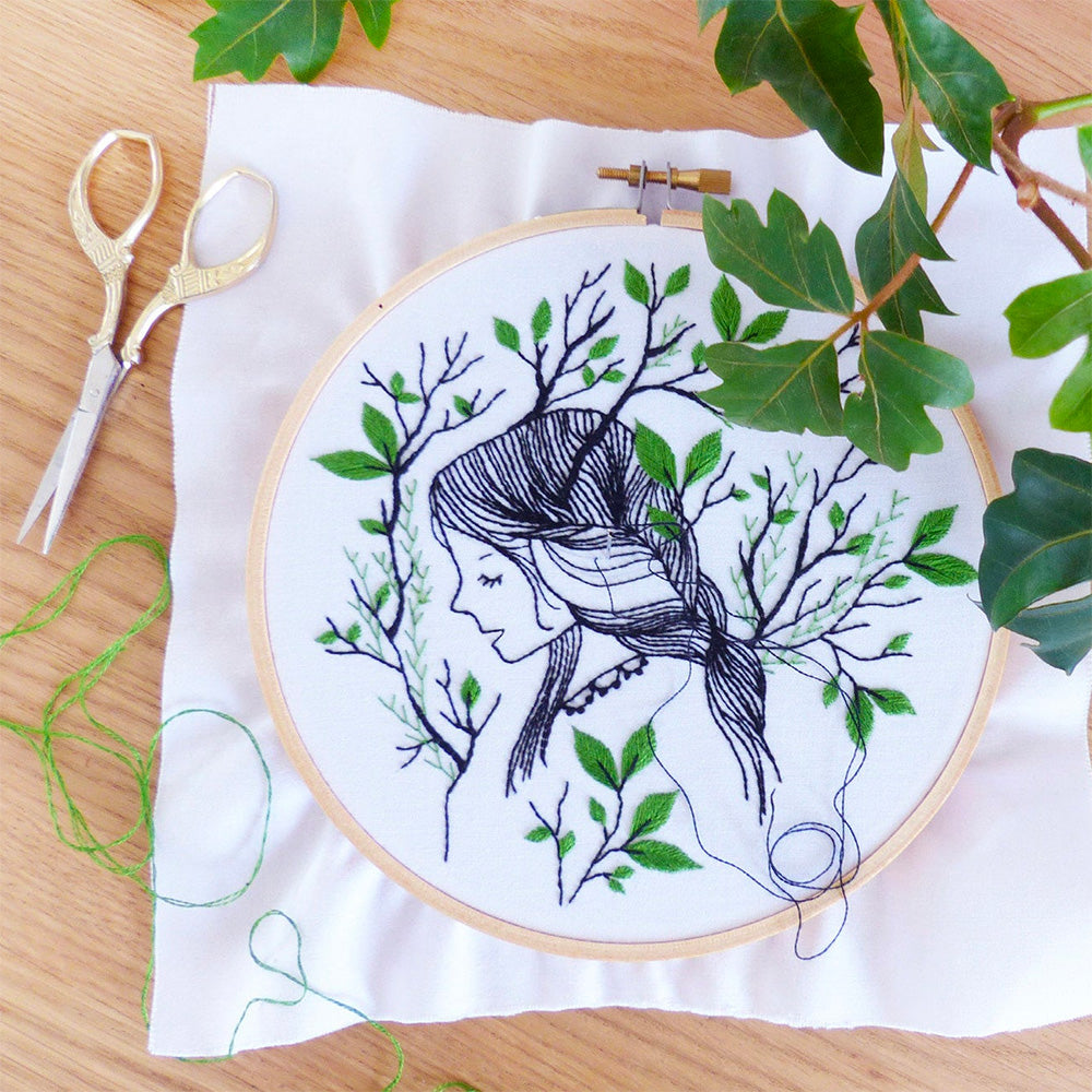 Forest Girl Hand Embroidery Kit