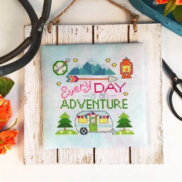 Every Day Is An Adventure Cross Stitch Pattern