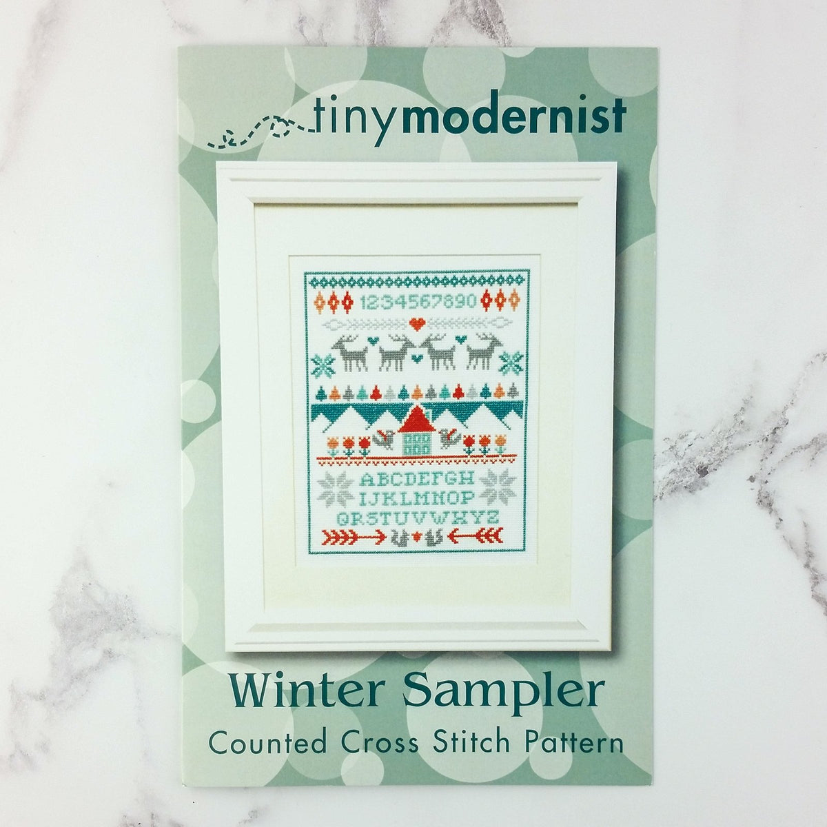 Winter Sampler Cross Stitch Pattern