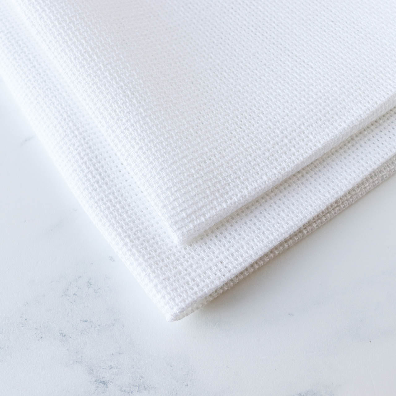 White Blank Waste Canvas Cross Stitch Fabrics for sale