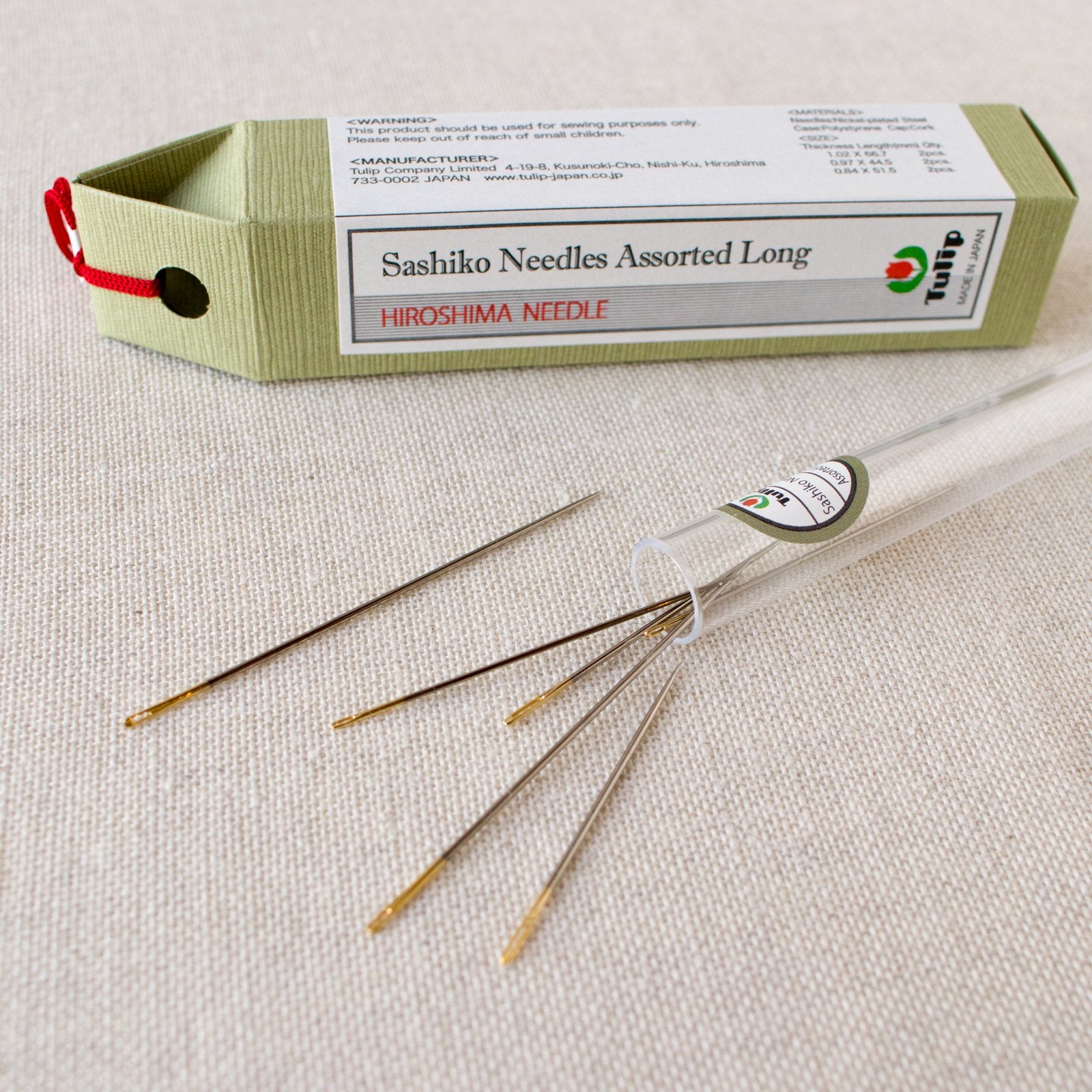 Tulip Premium Sashiko Needles - Assorted Long - Stitched Modern