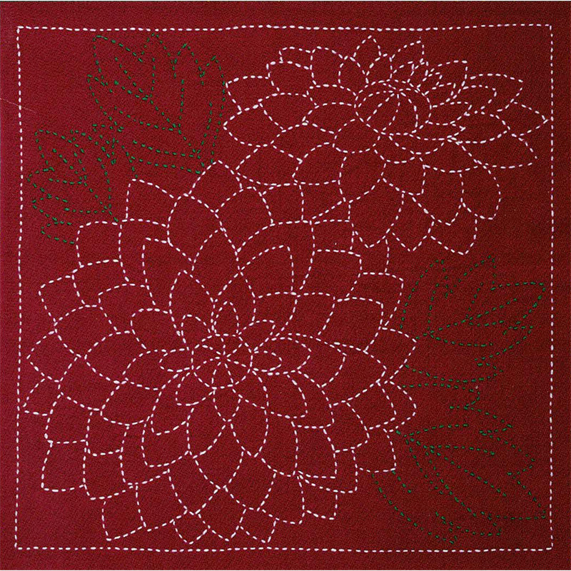 Sashiko World Embroidery Kit - Mexico Dahlia