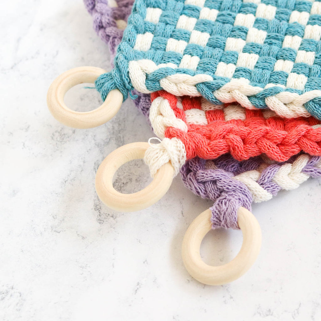 Wooden Potholder Rings