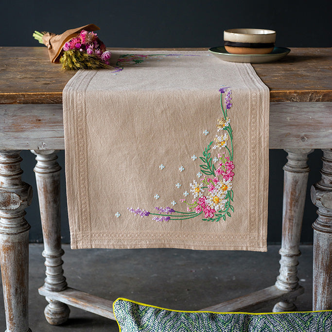 Spring Flowers Hand Embroidery Kit