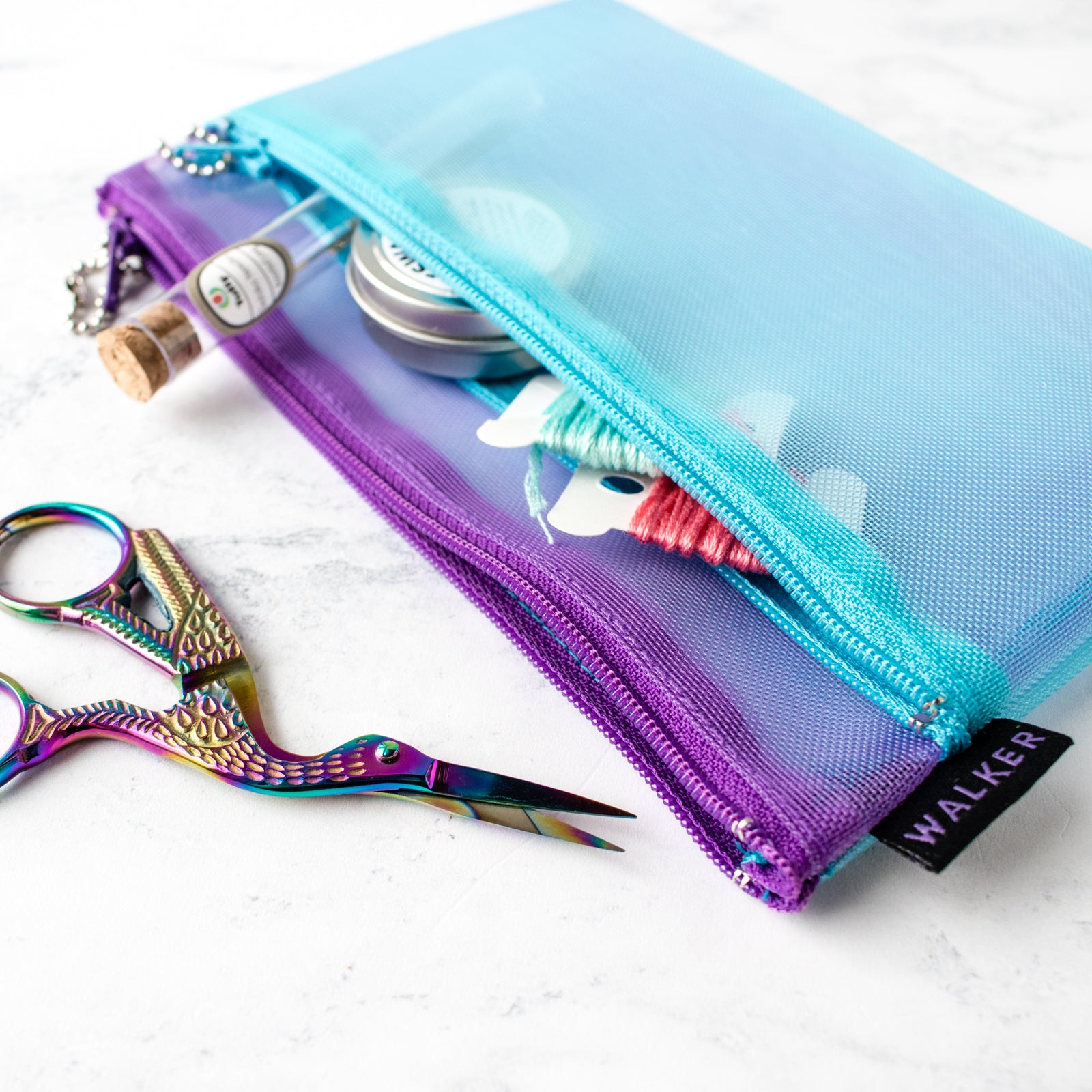 Clear Zippered Project Bags