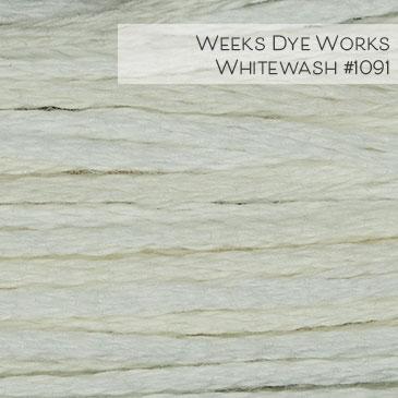 Weeks Dye Works Embroidery Floss - Whitewash #1091