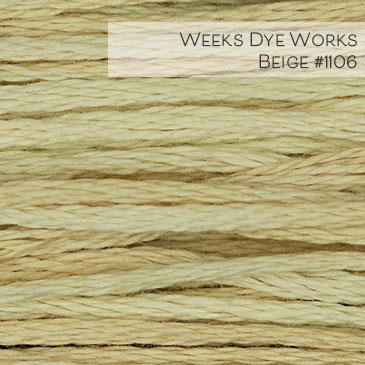 Weeks Dye Works Embroidery Floss - Beige #1106