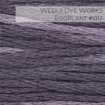 Weeks Dye Works Embroidery Floss - Eggplant #1317