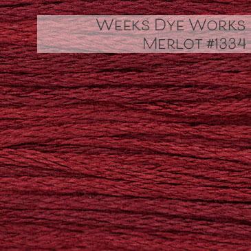 Weeks Dye Works Embroidery Floss - Merlot #1334