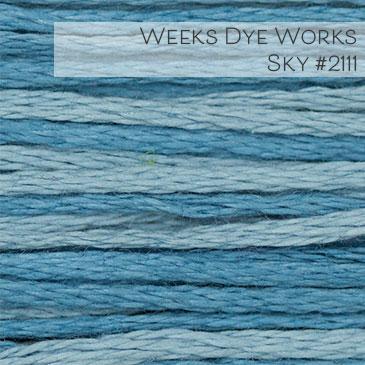 Weeks Dye Works Embroidery Floss - Sky #2111