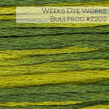 Weeks Dye Works Embroidery Floss - Bullfrog #2202