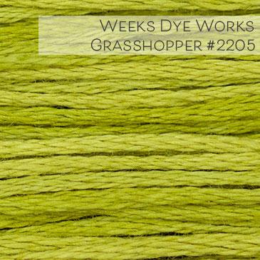 Weeks Dye Works Embroidery Floss - Grasshopper #2205