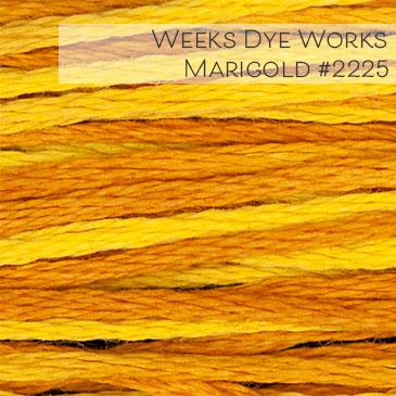 Weeks Dye Works Embroidery Floss - Marigold #2225
