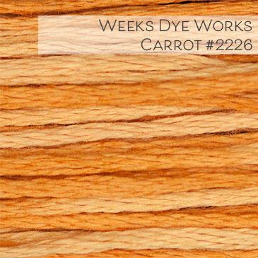 Weeks Dye Works Embroidery Floss - Carrot #2226