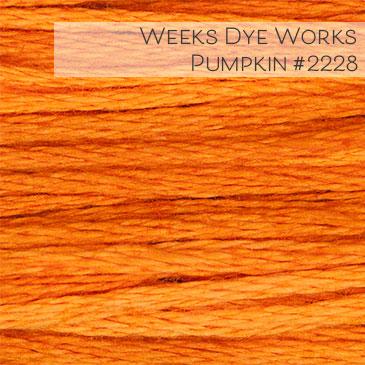 Weeks Dye Works Embroidery Floss - Pumpkin #2228