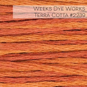 Weeks Dye Works Embroidery Floss - Terra Cotta #2239