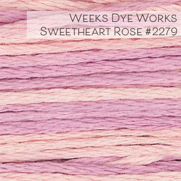 Weeks Dye Works Embroidery Floss - Sweetheart Rose #2279