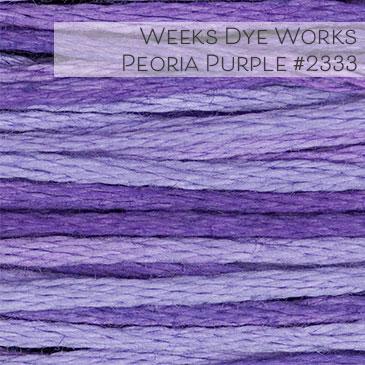 Weeks Dye Works Embroidery Floss - Peoria Purple #2333