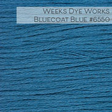 Weeks Dye Works Embroidery Floss - Bluecoat Blue #6550