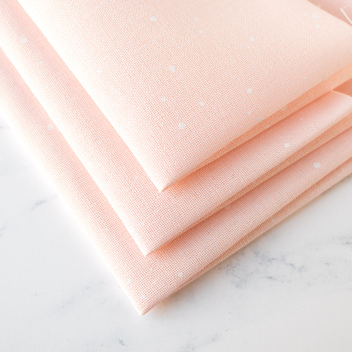 Evenweave Cross Stitch Fabric - Powder Pink Splash